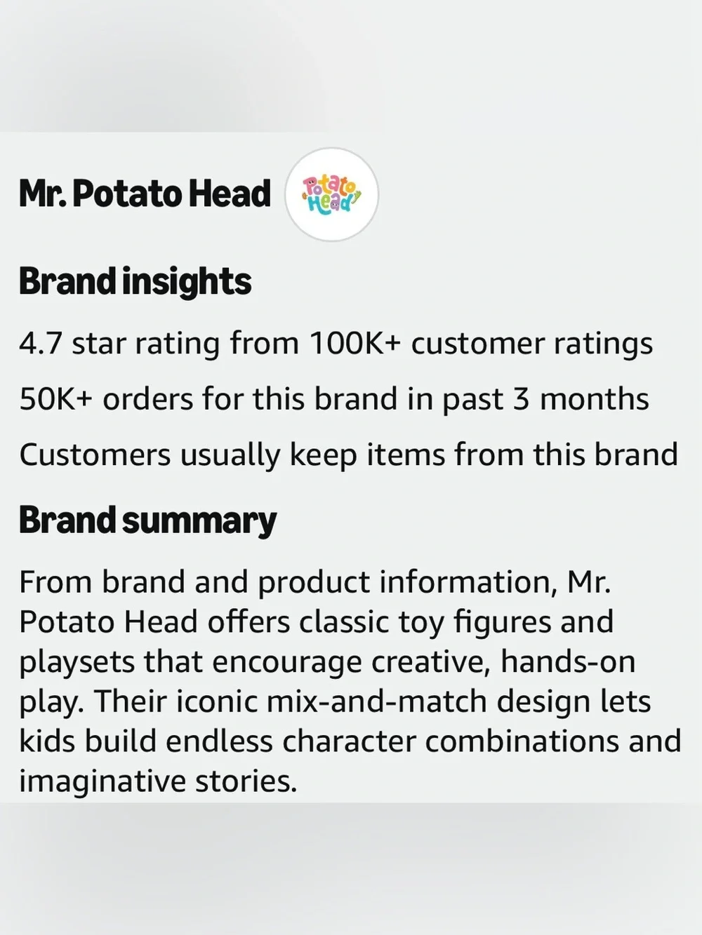 Mr. Potato Head with 13 Parts and Pieces Toddler and Preschool Toys - Picture 5 of 6